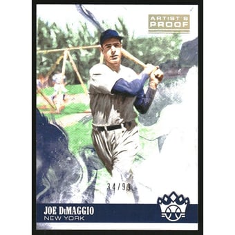 2018 Diamond Kings Photo Variations Artist Proof Gold #11 Joe DiMaggio