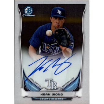 2014 Bowman Chrome Prospect Autographs #BCAPKW Kean Wong