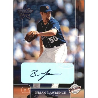 2002 Leaf Rookies and Stars Great American Signings #226 Brian Lawrence/175*