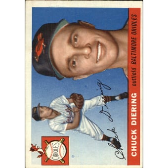 1955 Topps #105 Chuck Diering