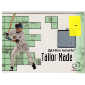 2001 Fleer Legacy Tailor Made #1 Edgardo Alfonzo