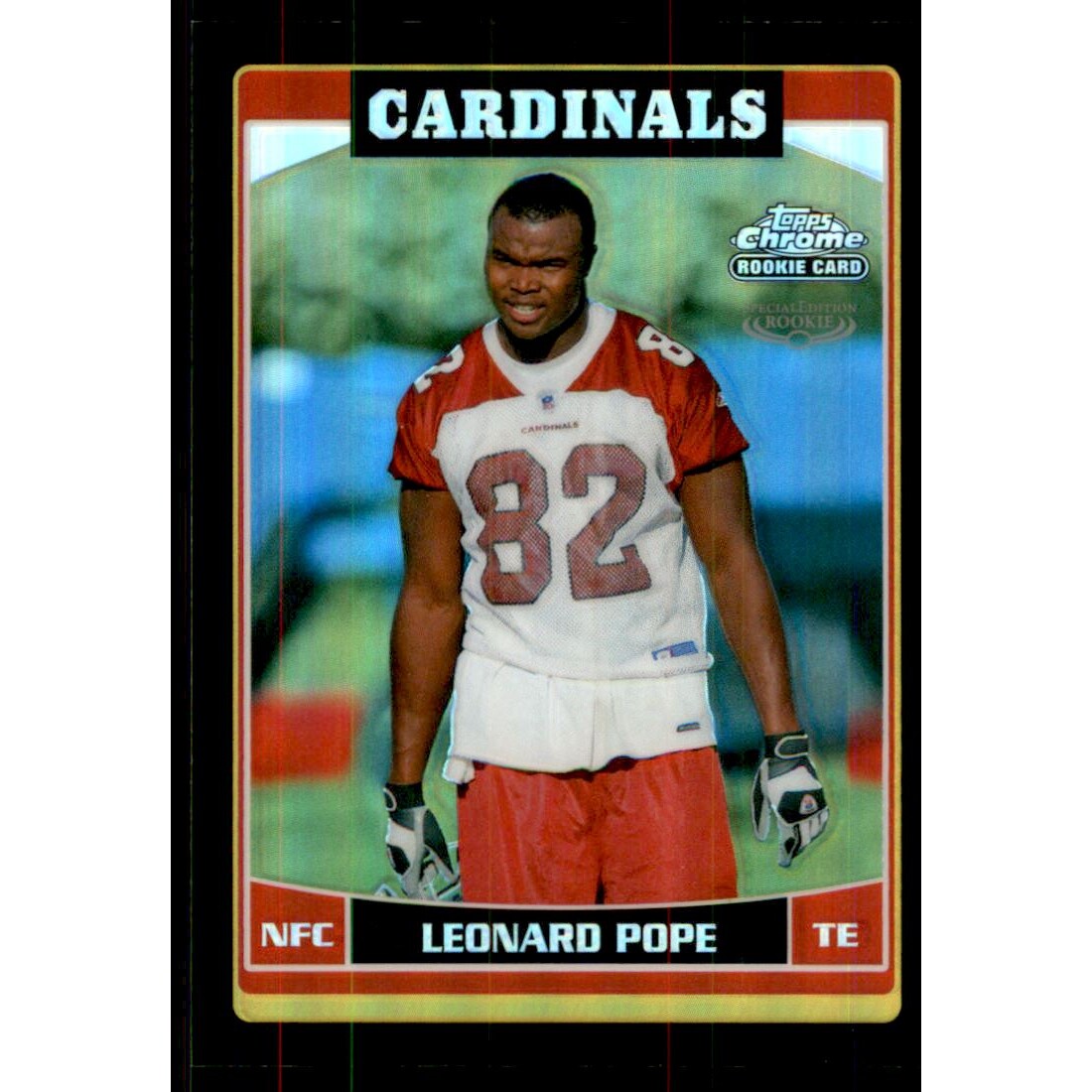 2006 Topps Chrome Black Refractors #231 Leonard Pope