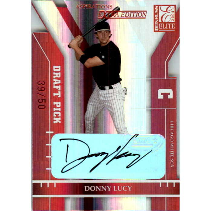 2004 Donruss Elite Extra Edition Signature Aspirations #330 Donny Lucy DP/50. rookie card picture