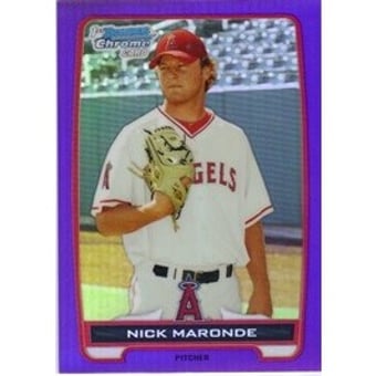 2012 Bowman Chrome Prospects Purple Refractors #BCP31 Nick Maronde