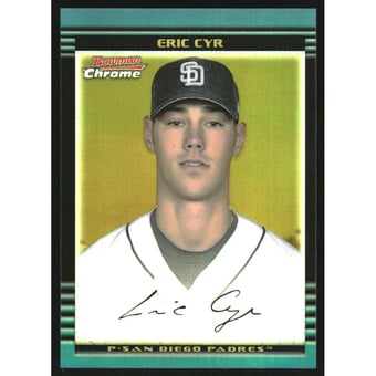 2002 Bowman Chrome Gold Refractors #226 Eric Cyr