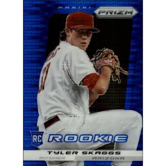 2013 Panini Prizm Prizms Blue Pulsar #265 Tyler Skaggs