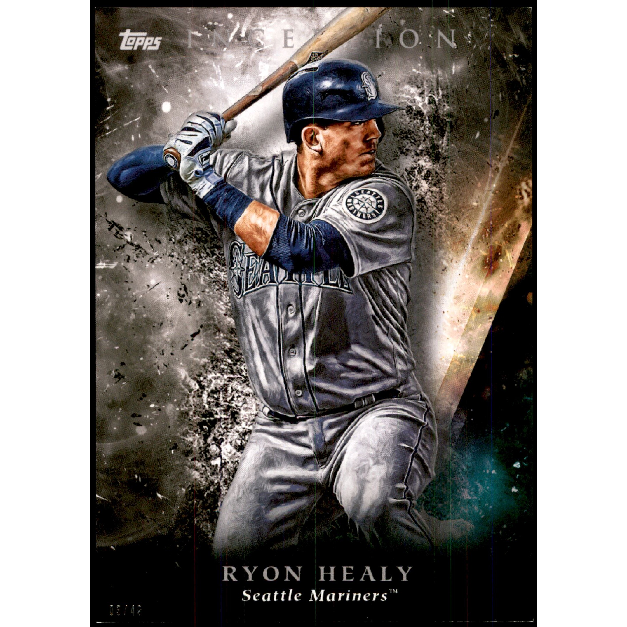2018 Topps Inception 5×7 #9 Ryon Healy 2018 Topps Inception 5×7 #9 Ryon Healy
