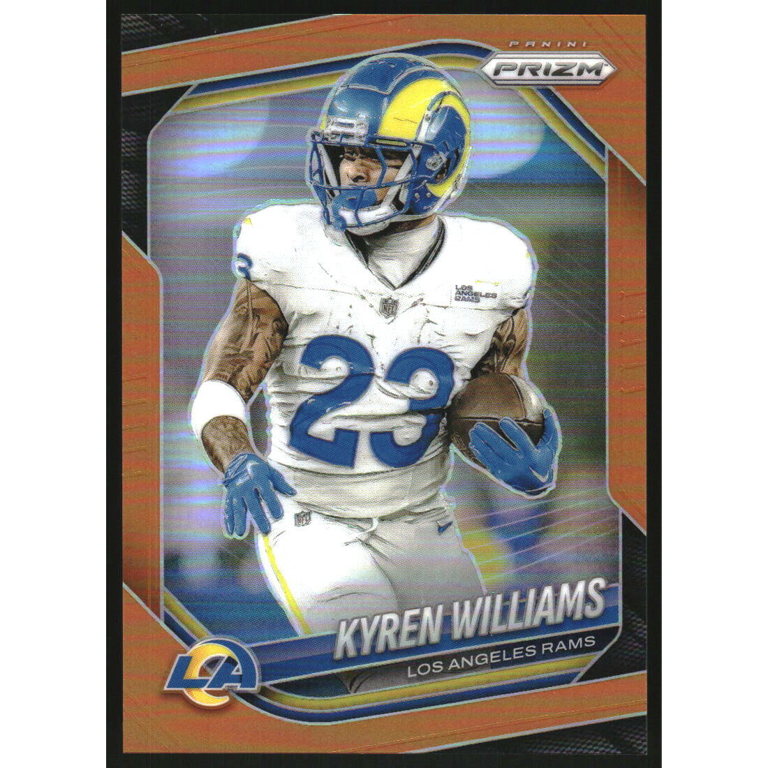 2025 Panini Prizm Prizms Orange #138 Kyren Williams