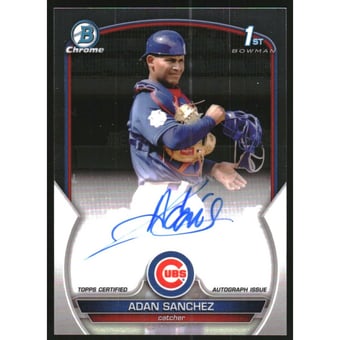 2023 Bowman Chrome Prospect Autographs #CPAASA Adan Sanchez