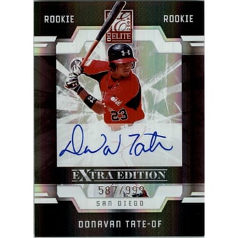 2009 Donruss Elite Extra Edition #52 Donavan Tate AU/999