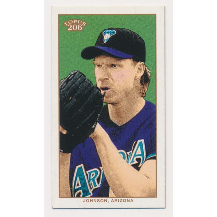 2002 Topps 206 Tolstoi Red #61 Randy Johnson
