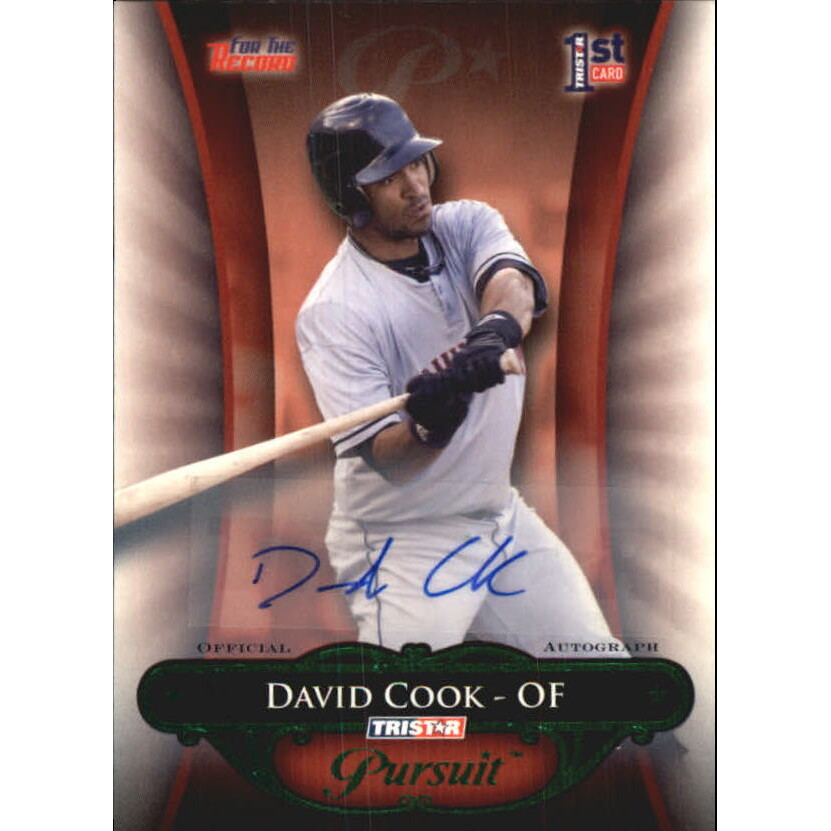 2010 TRISTAR Pursuit Autographs Green #139 David Cook
