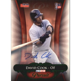 2010 TRISTAR Pursuit Autographs Green #139 David Cook
