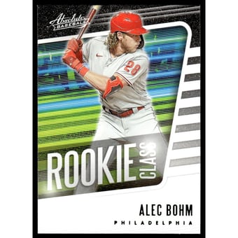 2021 Absolute Rookie Class Green #23 Alec Bohm