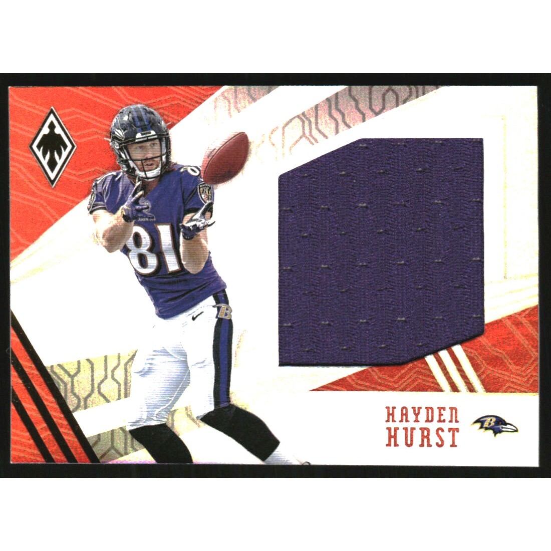 2018 Panini Phoenix Rookie Jumbo Jerseys #39 Hayden Hurst