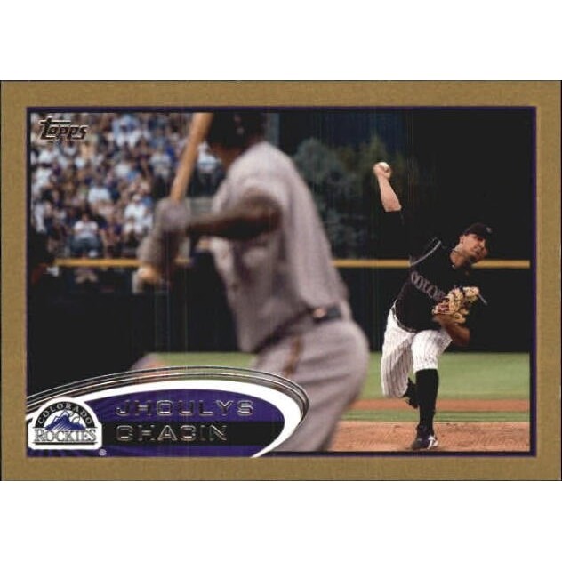 2012 Topps Mini Gold #45 Jhoulys Chacin. rookie card picture