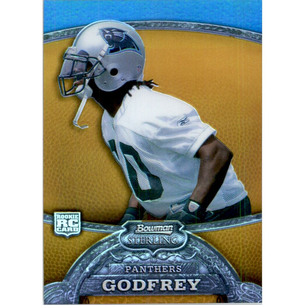 2008 Bowman Sterling Gold Refractors #8 Charles Godfrey 2008 Bowman Sterling Gold Refractors #8 Charles Godfrey