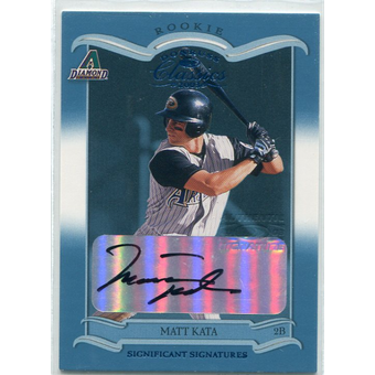 2003 Donruss Classics Significant Signatures #153 Matt Kata ROO/500