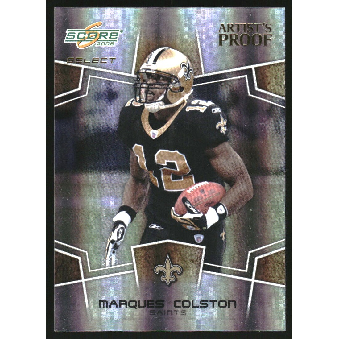 2008 Select Artist's Proof #195 Marques Colston
