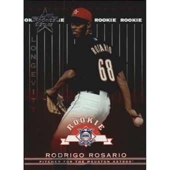 2002 Leaf Rookies and Stars Longevity #327 Rodrigo Rosario RS