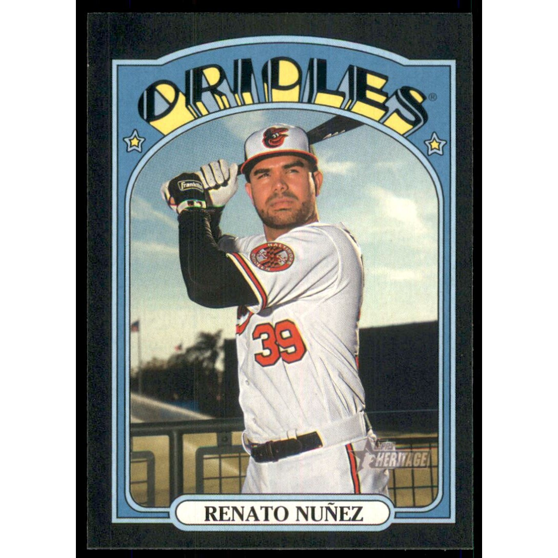 2021 Topps Heritage Black Border #220 Renato Nunez