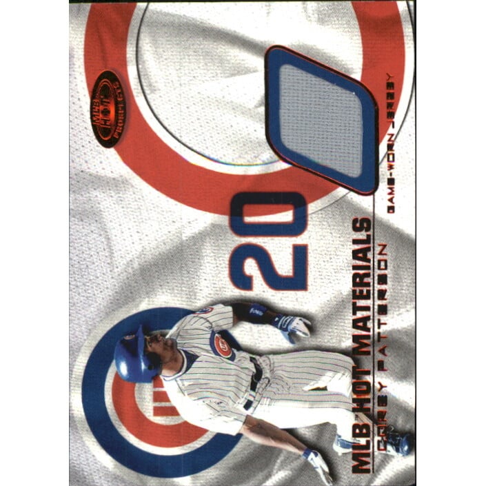 2002 Hot Prospects MLB Red Hot Materials #CP2 Corey Patterson Jsy