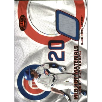 2002 Hot Prospects MLB Red Hot Materials #CP2 Corey Patterson Jsy