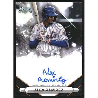 2023 Bowman Sterling Prospect Autographs #PAAR Alex Ramirez