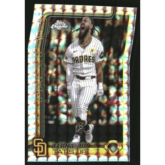 2025 Topps Chrome Geometric Refractors #159 Fernando Tatis Jr.