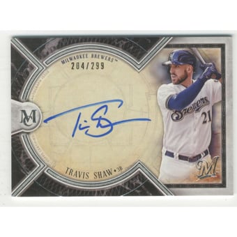 2018 Topps Museum Collection Archival Autographs #AATS Travis Shaw/299