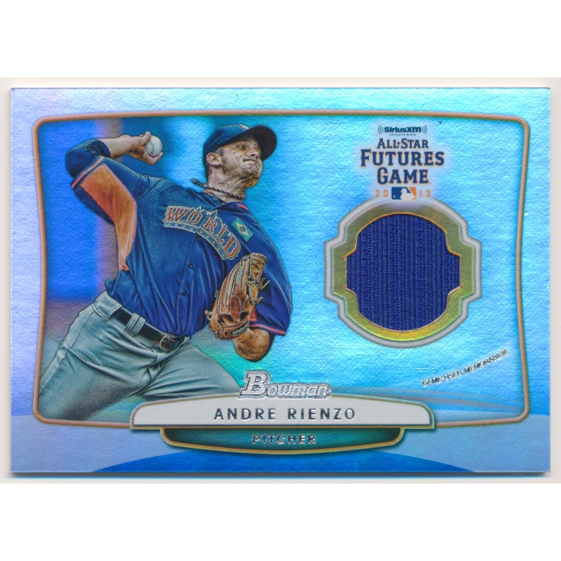 2013 Bowman Draft Future's Game Relics #AR Andre Rienzo. rookie card picture