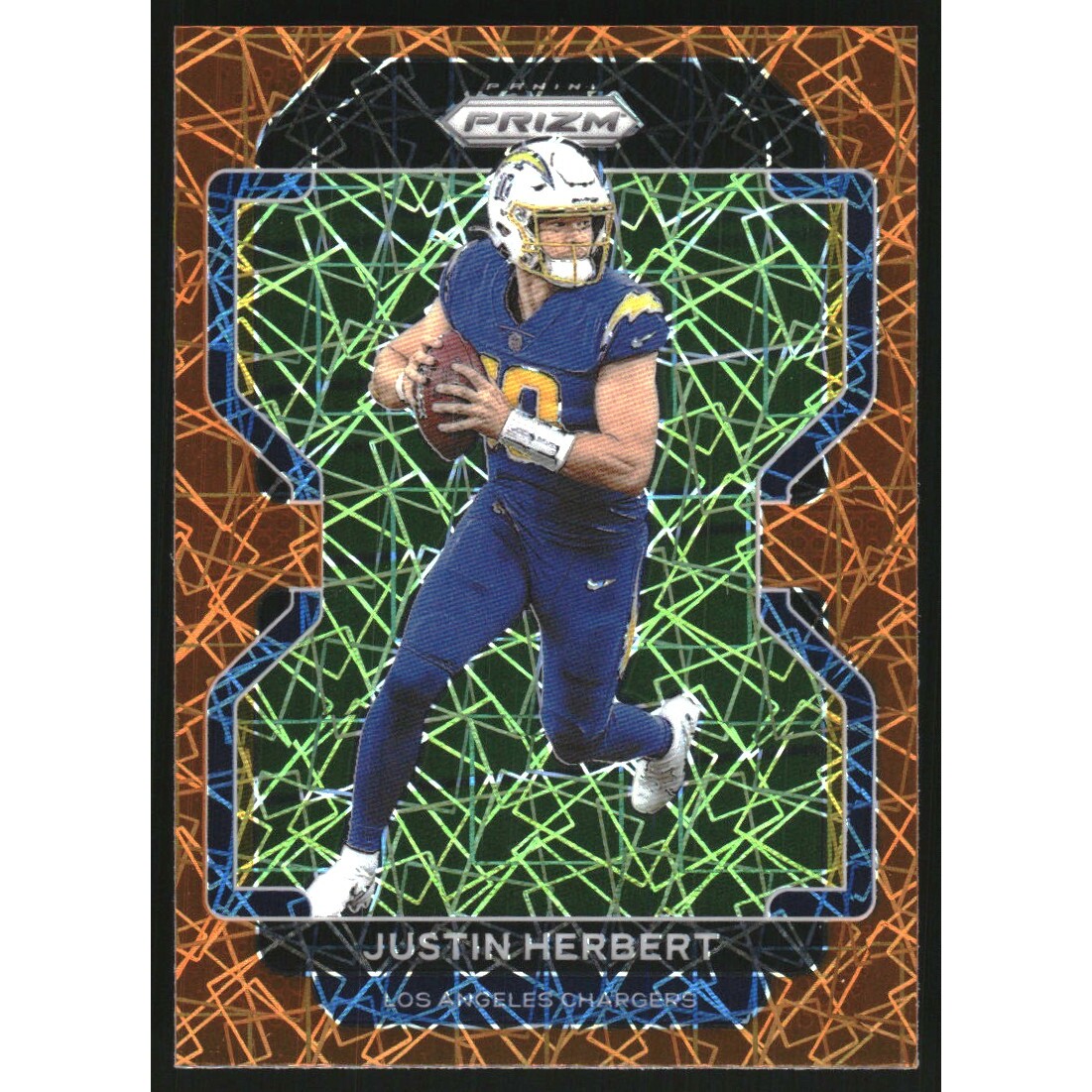 2021 Panini Prizm Prizms Lazer #169 Justin Herbert 2021 Panini Prizm Prizms Lazer #169 Justin Herbert