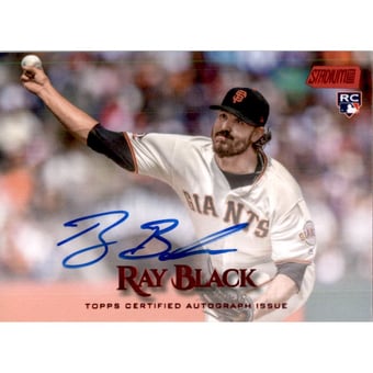 2019 Stadium Club Autographs Red Foil #SCARB Ray Black