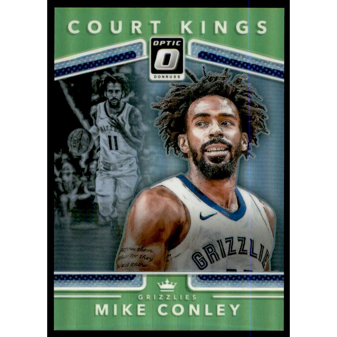 2017-18 Donruss Optic Court Kings Lime Green #8 Mike Conley