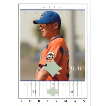 2003 Upper Deck 40-Man Rainbow #933 Craig Brazell NR