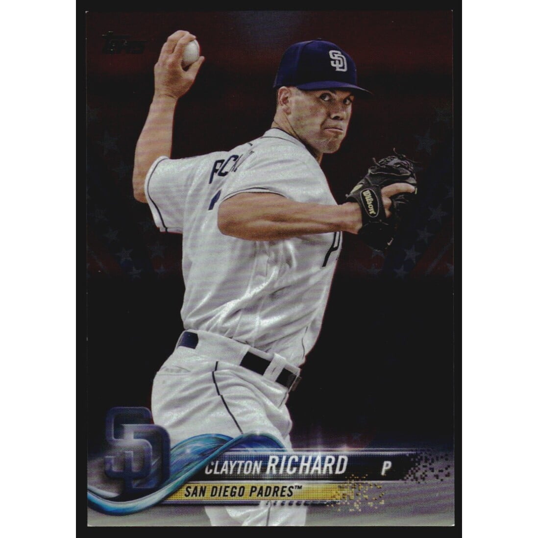 2018 Topps Independence Day #501 Clayton Richard. rookie card picture