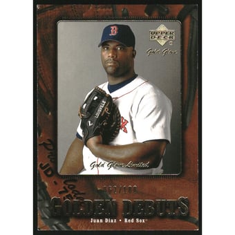 2001 Upper Deck Gold Glove Finite #109 Juan Diaz GD