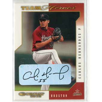 2003 Donruss Team Heroes Autographs #223 Carlos Hernandez/250