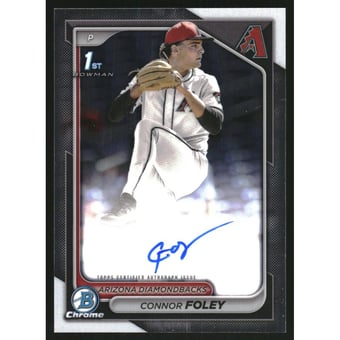 2024 Bowman Chrome Draft Autographs #CPACF Connor Foley