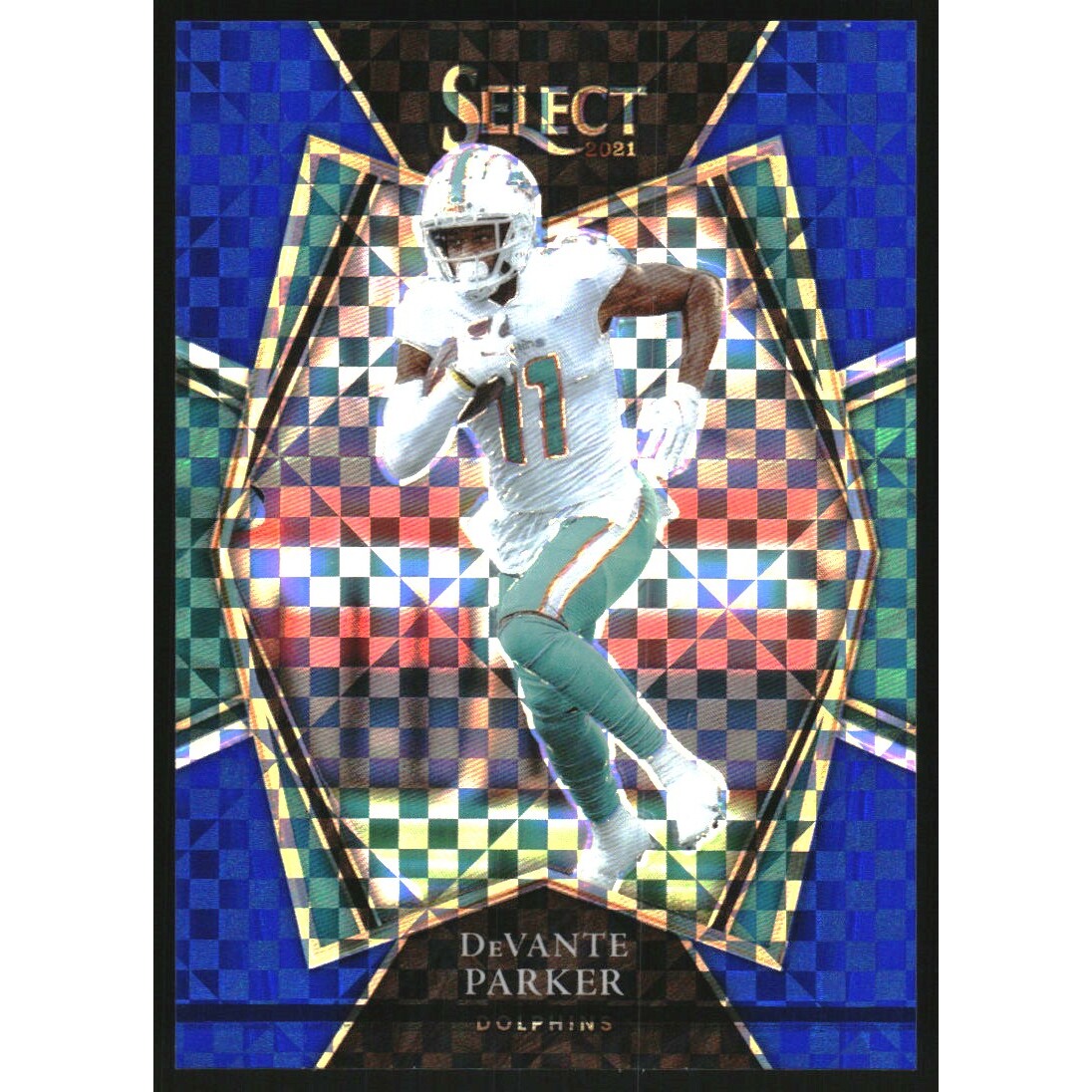 2021 Select Prizm Blue #122 DeVante Parker