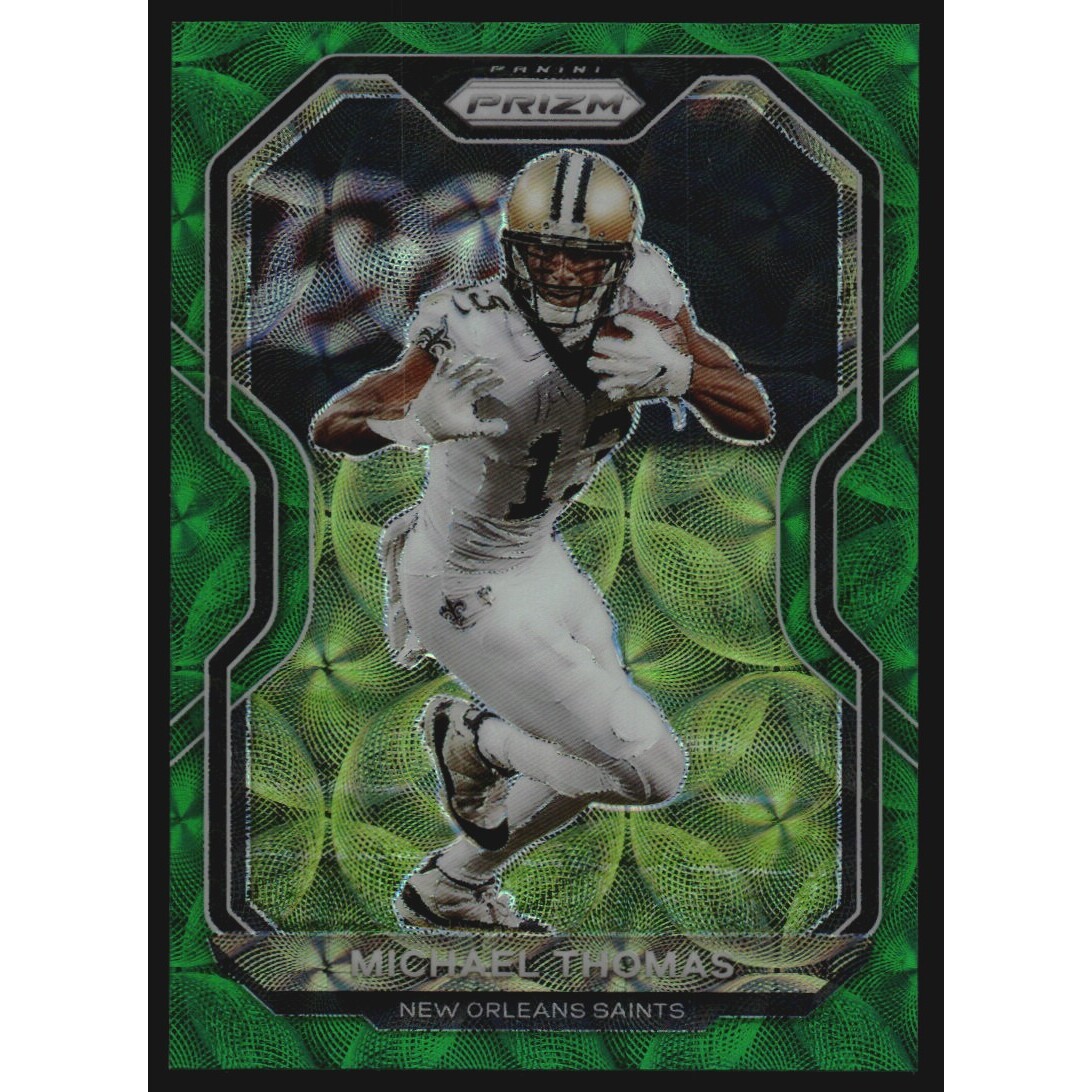 2020 Panini Prizm Prizms Green Scope #244 Michael Thomas