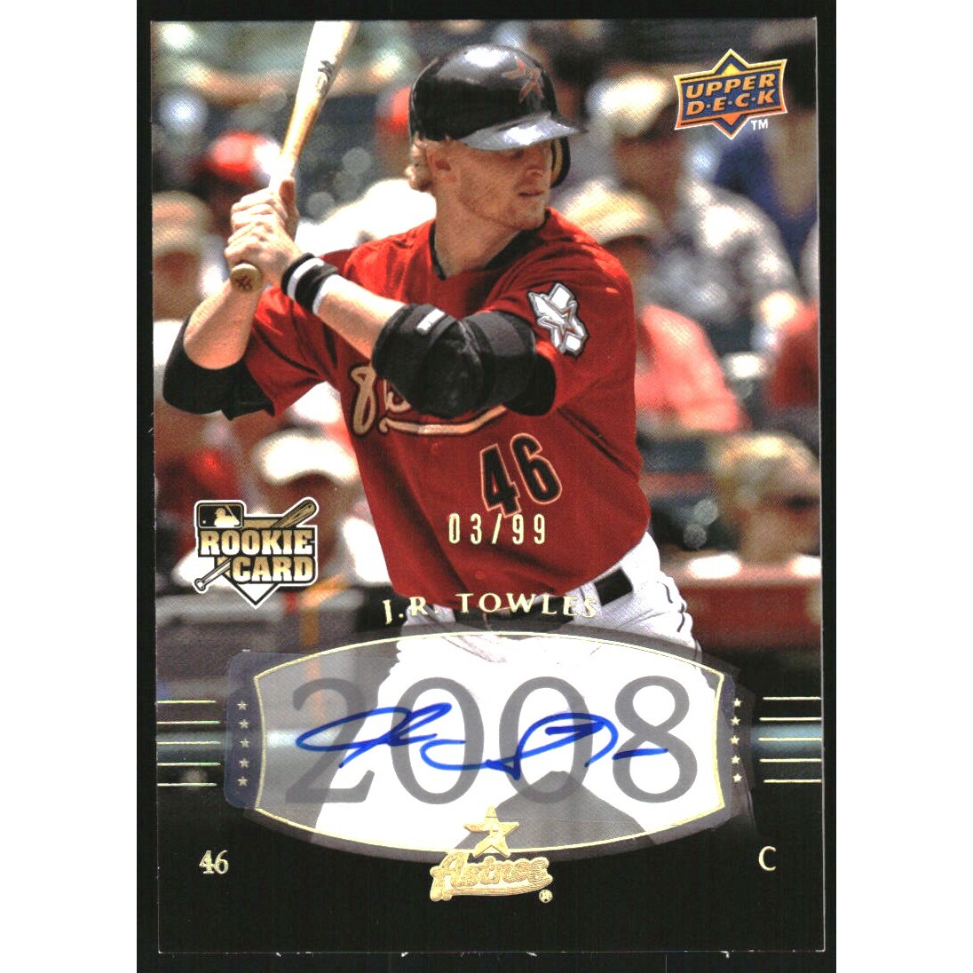 2008 Upper Deck Timeline '04 UD Timeless Teams Autographs #251 J.R. Towles/99. rookie card picture