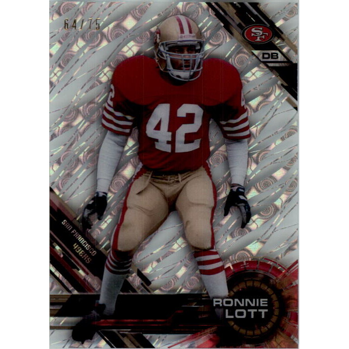 2015 Topps High Tek Tidal Diffractor #34 Ronnie Lott A. rookie card picture