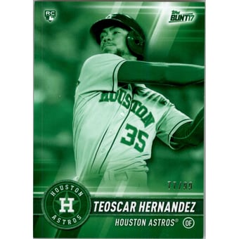 2017 Topps Bunt Green #18 Teoscar Hernandez