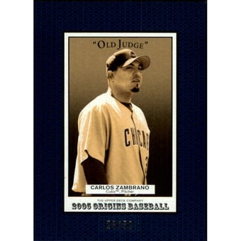 2005 Origins Old Judge Blue #58 Carlos Zambrano