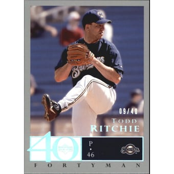 2003 Upper Deck 40-Man Rainbow #425 Todd Ritchie