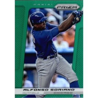 2013 Panini Prizm Prizms Green #5 Alfonso Soriano