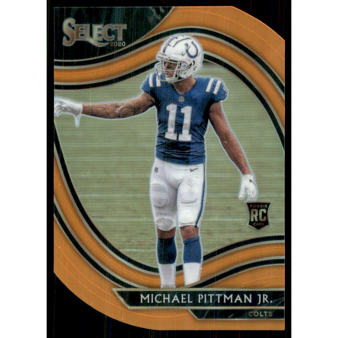 2020 Select Prizm Orange Die Cut #362 Michael Pittman Jr.