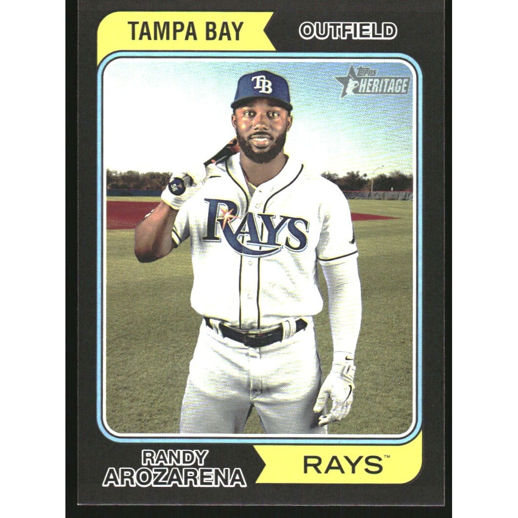 2023 Topps Heritage Black Border #375 Randy Arozarena
