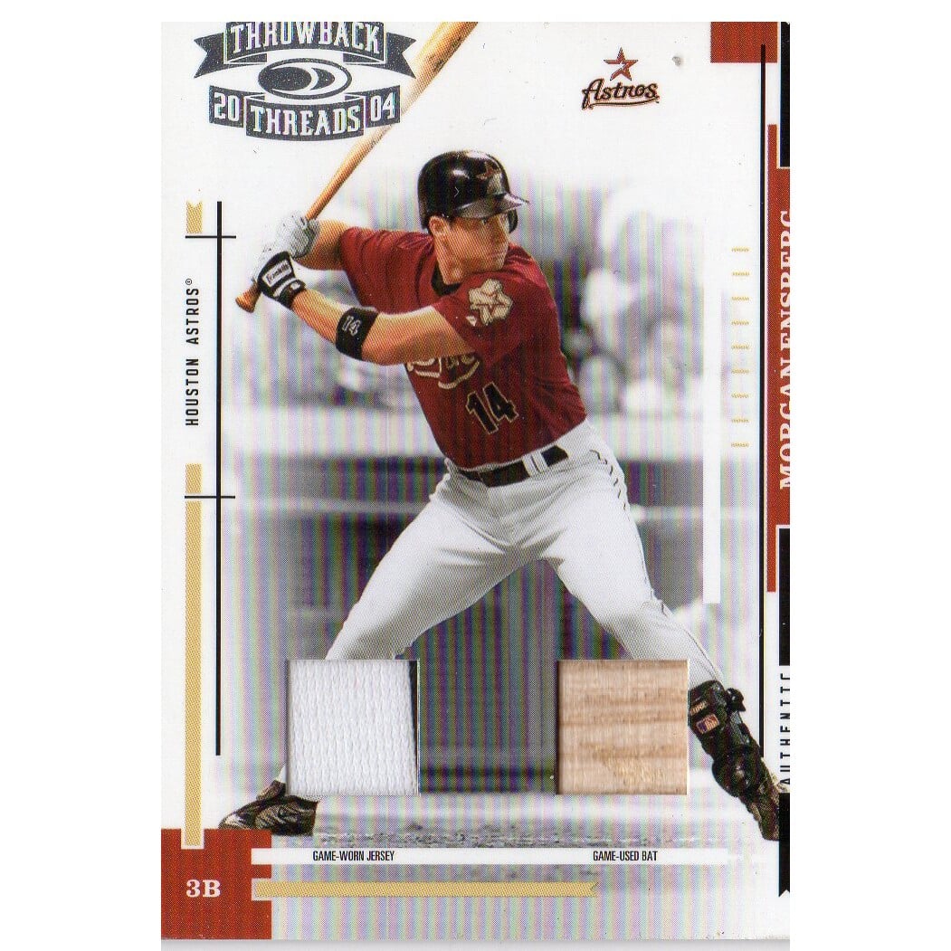2004 Throwback Threads Material Combo #86 Morgan Ensberg Bat-Jsy/50